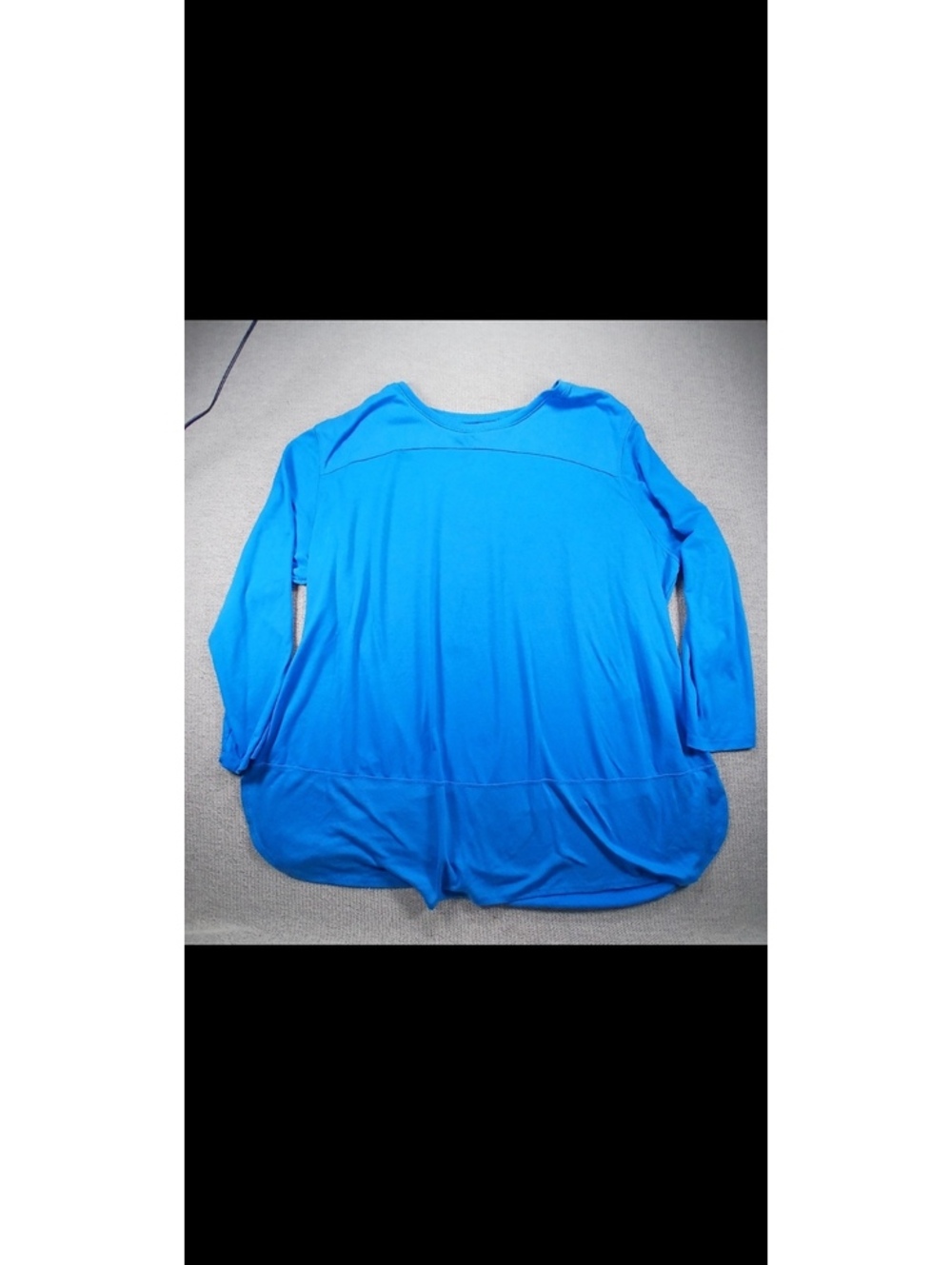 Terra & Sky Blue Long Sleeve Shirt Plus Size 3X